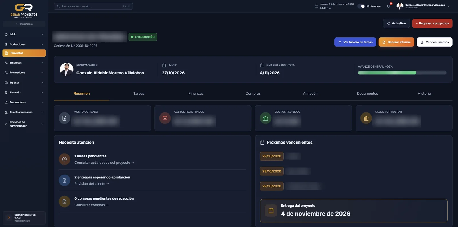 Ficha del proyecto · montos ocultos