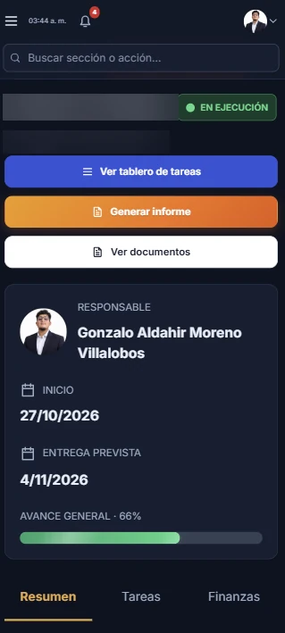 Proyecto en celular