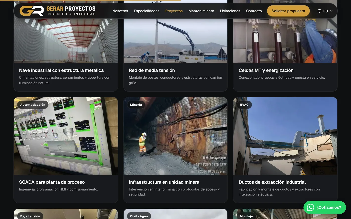 Galería de proyectos
